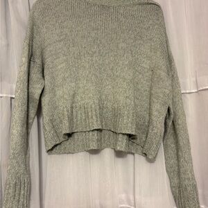 New Look Off-the-Shoulder Gray Sweater